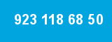 923 118 68 50